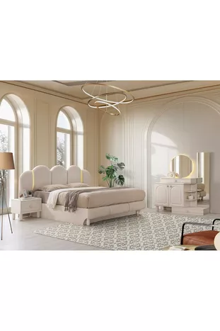 Ensemble de chambre à coucher Bakou en MDF