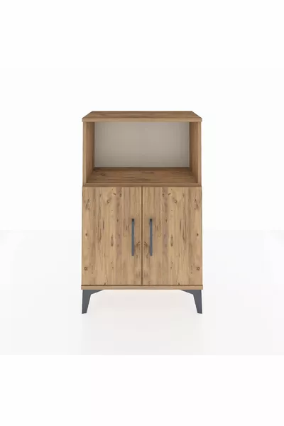 خزانة أرجيس بسطحين ودرجين، خشب الصنوبر-صنوبر