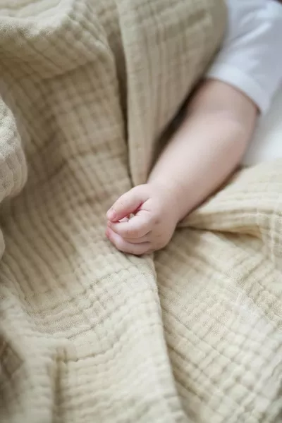 بطانية TiceCo.% قطن فور (4 طبقات موسلين) سم (أخضر بندق)