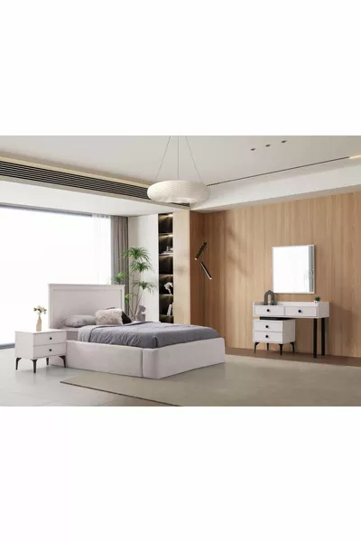 غرفة نوم أوكلاهوما من MDF 100% | توصيل وتركيب مجاني