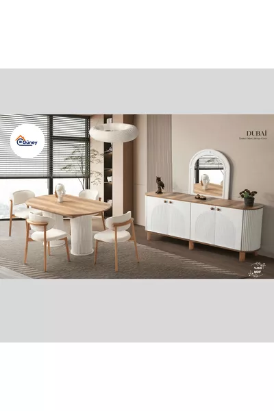 طقم غرفة نوم وغرفة طعام حزمة الزفاف