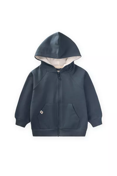 Hooded Zip-Up Cardigan  Years Navy