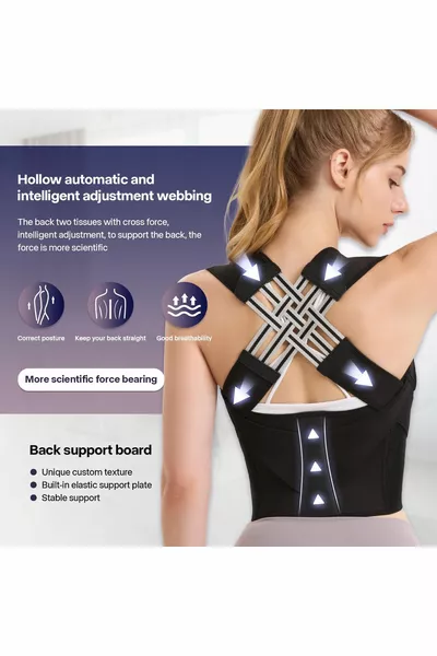 Medizinisches Aufrechte-Haltung-Korsett für Frauen und Männer, Buckelverhinderndes Korsett für Schultern, Taille und Rücken
