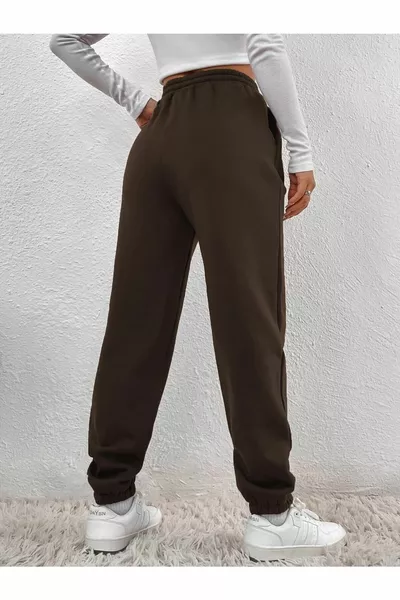 بنطال رياضي للجنسين بني