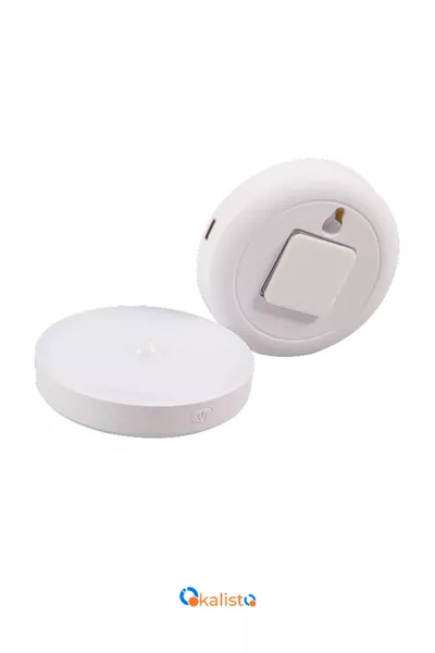 Motion Sensor -LED Rechargeable Light with 6 Modes, 2 Colors: White and Yellow Daylight, Auto Mode, for Cabinet Interior