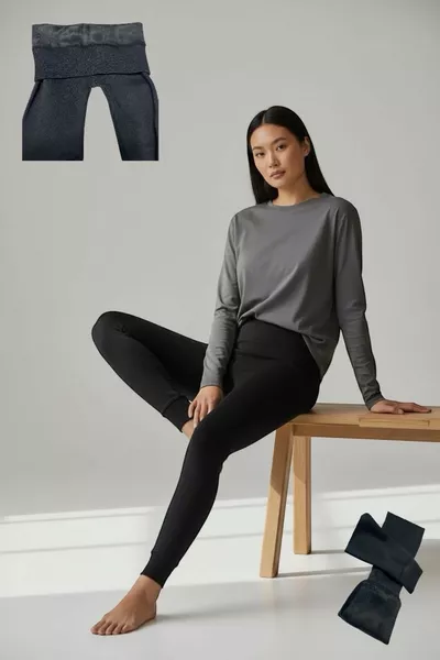 Women's Plush-Lined Warm Leggings
