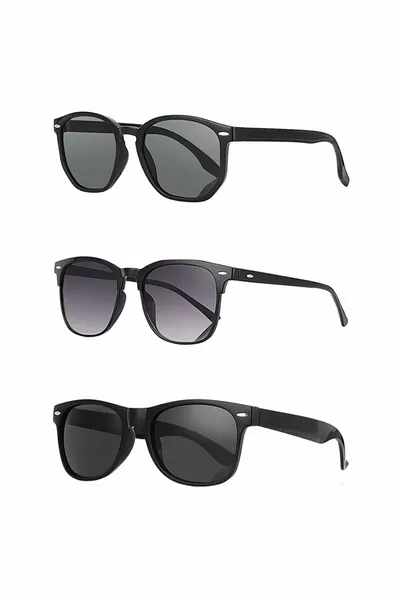  Protected Unisex Sunglasses 3-Piece Deal Set