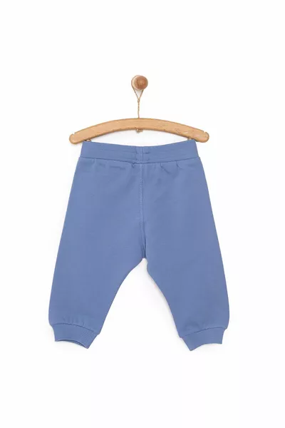 HelloBaby Boys' Sweatpants with Fleece Fabric and Drawstring Ribbed Cuffs