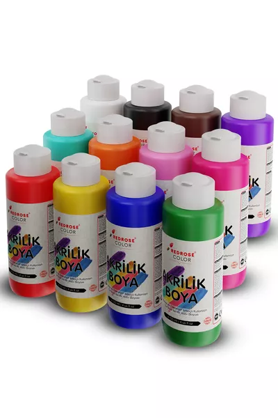 All Colors Acrylic Paint Set, -Pack ml Decorative Hobby Artistic Vibrant Colors