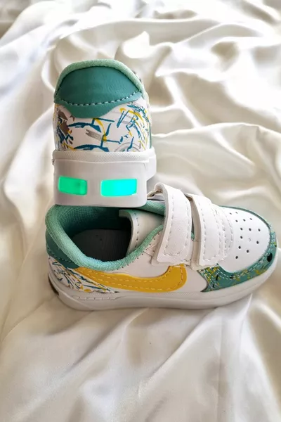 Unisex Verlichte Baby Sport Lichtgewicht Zool Sneaker Schoenen Eerste Stap Schoenen Baby Orthopedische Eerste Stap A