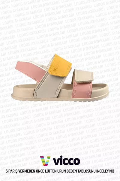 Krixi Modèle Bébé Fille et Enfants Sandales Beige