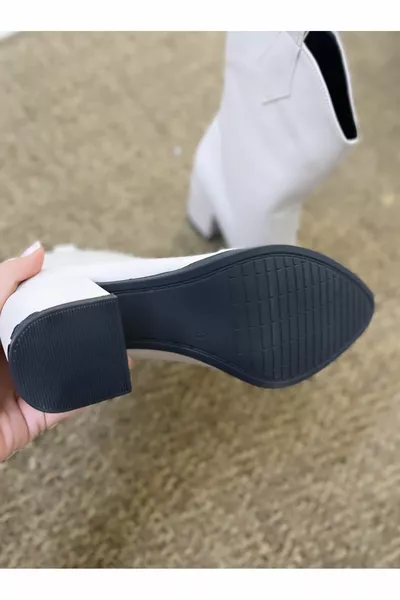 كريم المرأة قصيرة رعاة البقر الأحذية ذات الكعب