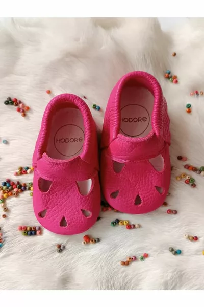 Wizy Fuchsia جلد طبيعي جوارب الأطفال المتسكعون