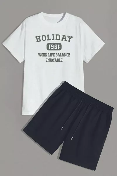 Унисекс празнични шорти с щампа