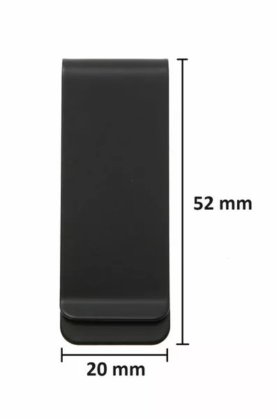 Металлическая бумажная пряжка для денег Зажим для карт Зажим для бумажника Скрепка для бумаги черный 5,2 см x 2 см