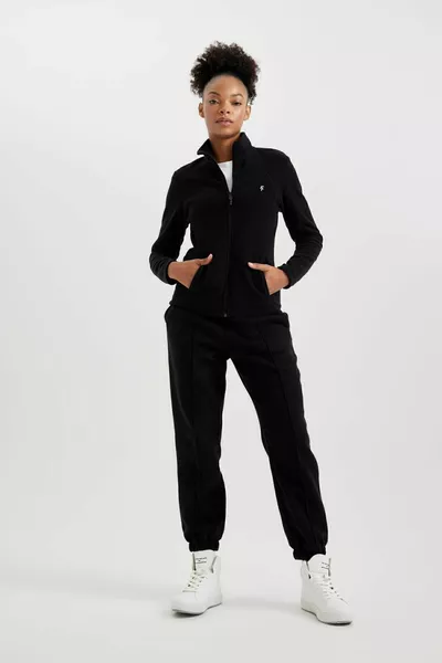 صالح قياسي صالح مزدوج جيب الصوف كارديجان wn