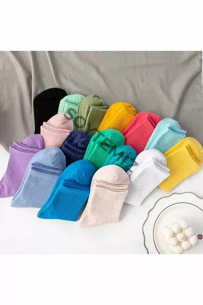 Едноцветни цветове College 8 чифта чорапи