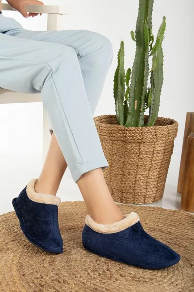 Unisexe Semelle Souple Confortable Doublure Chaude En Peluche Maison Pantuf Encoche Maison Bottes Femmes Hommes Pantduf