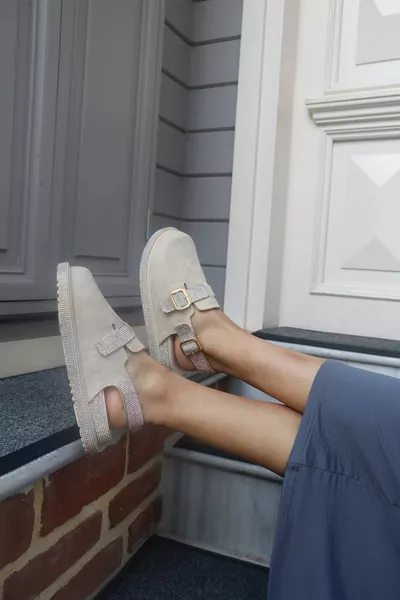 Damen Sandalen Schuhe Kristel Stone Sandalen Tarlik