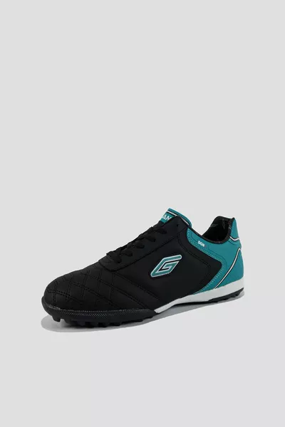 حذاء أسود أسود للرجال بحجم خاص Astroturf