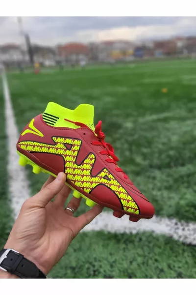 Chaussures de football avec chaussettes Chaussures de football pour enfants Chaussures Astroturf