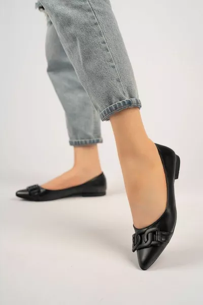 Vrouwen Ballerina's Comfortabele Orthopedische Zool Lederen Huid