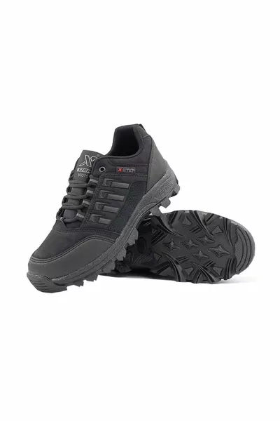 Unisex Schwarz  Wasserdichte kältebeständige Winter Trekking Kurze Stiefel