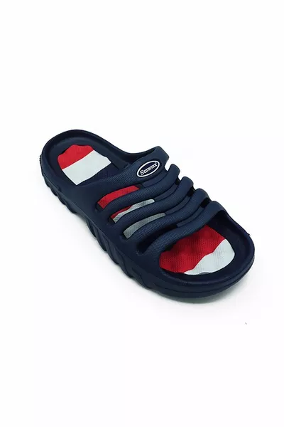 Crema da massaggio da uomo Pantofole da bagno-balcone-spiaggia Blu navy