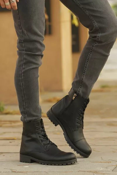 أحذية الجيش البريدية للرجال مبطنة على الساخن باردة ومقاومة للماء 