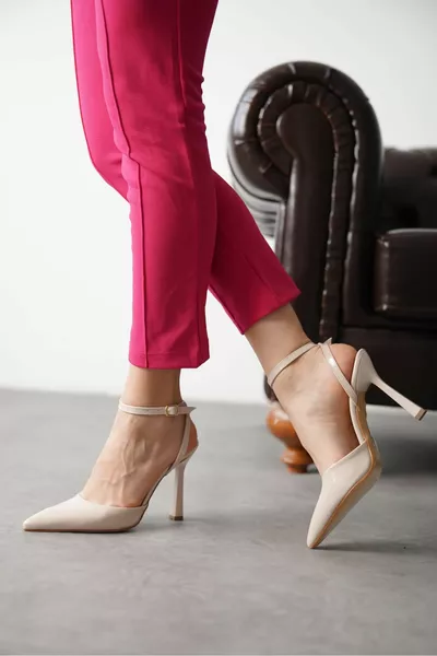 Motta naaldhakken voor dames - Tien lakleer