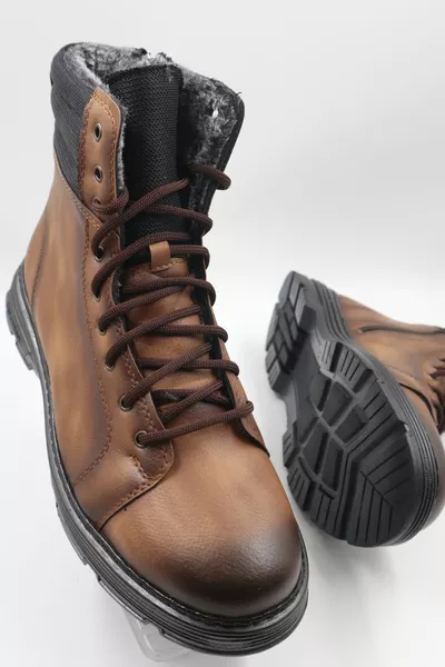 الرجال الشتاء بسحاب الباردة مقاومة الأحذية البريدية عارضة