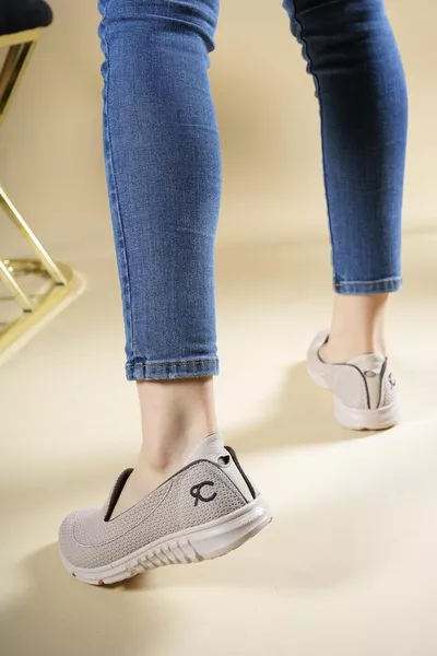 Дамски маратонки  бежово бежово