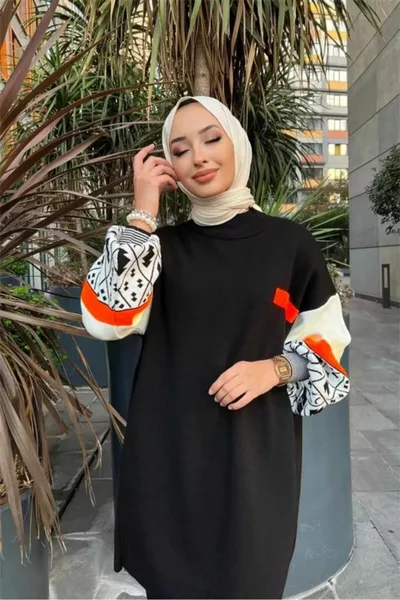 Женский двойной костюм хиджаб зимний пике