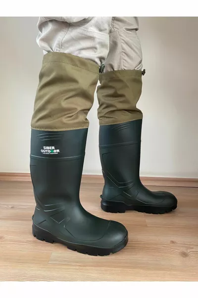 أحذية محارة كاكي بوليمر مبطنة للرجال