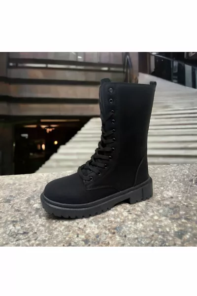 Sport Boots  with young girl and fur inside