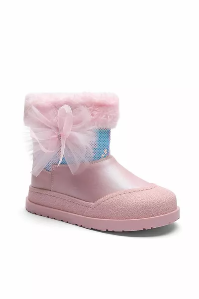 Glanz Stiefel Rosa