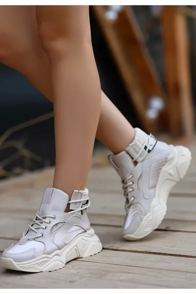 Nolli Skin Lace-Up Boots