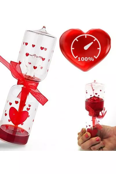 Уред за измерване на любовта с топлина на ръката Стъклен купол Тест за любов, който измерва силата на вашата любов