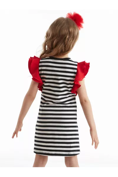 Robe rayée pour fille Uğurlu