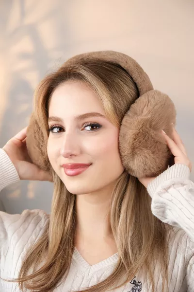 Cold-Protective Soft Plush Foldable Earmuffs