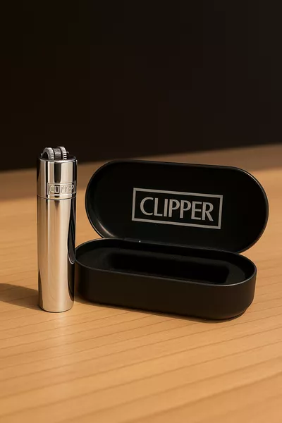 Именная металлическая зажигалка серебристого цвета