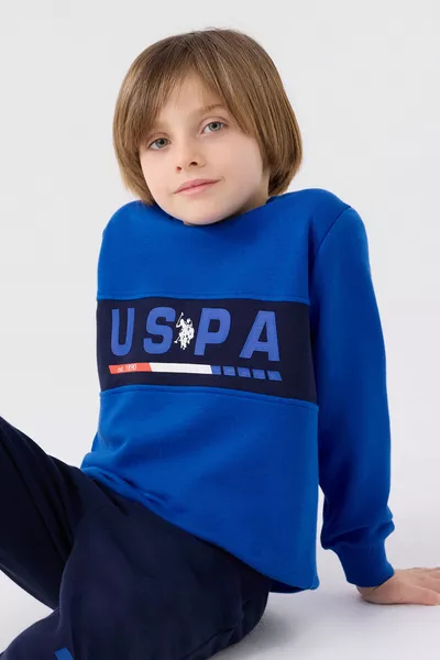 Ensemble de survêtement bleu pour garçon