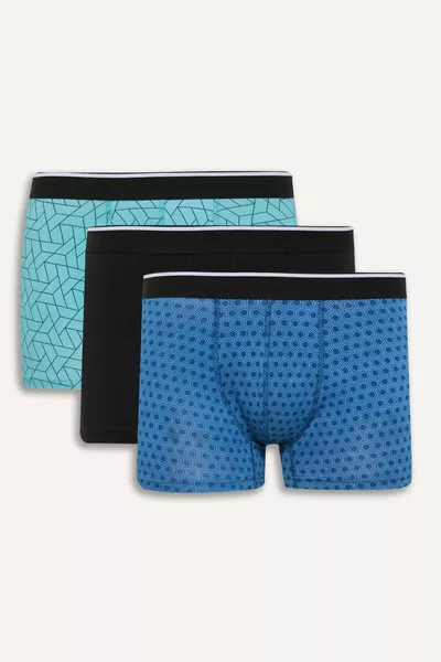 Regular Fit Printed 3-Pack Boxer AU