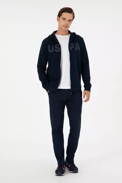 Pantalon de survêtement homme bleu marine 