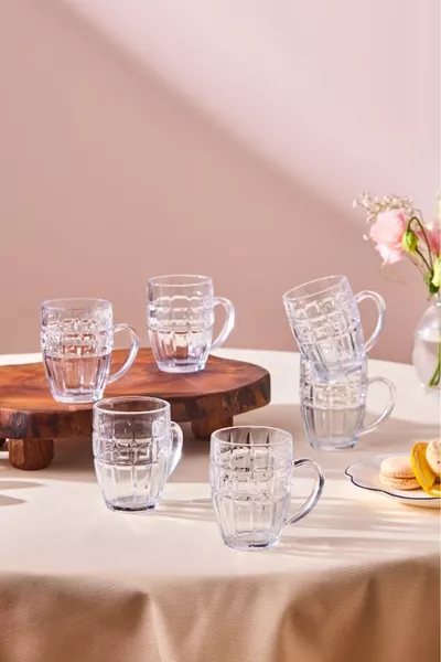 طقم 6 أكواب شاي ويني  مل