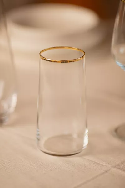 طقم 4 أكواب مشروبات أفانت جارد جولد  مل