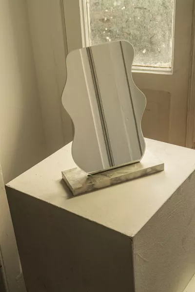 Огледало за грим Асиметрично огледало Декоративно селфи огледало Домашен декор  см