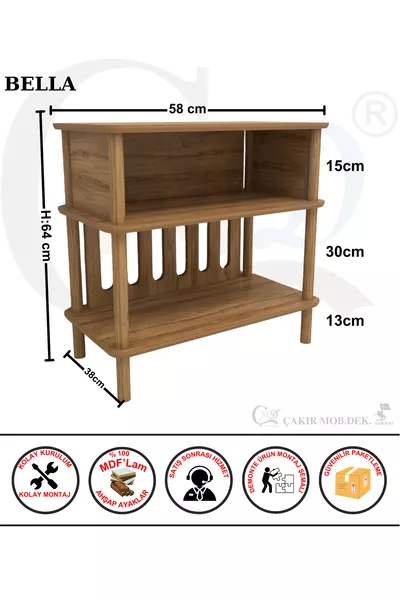 Bella Multifunctionele Kast: Functionele en Stijlvolle Opslagoplossing Cm