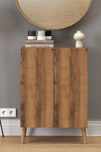 Meuble à chaussures Luce Midi Noyer