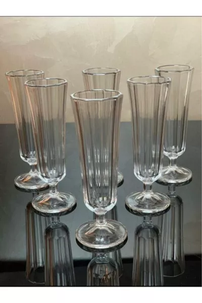 كوب زجاجي جانبي لقهوة الفلوت